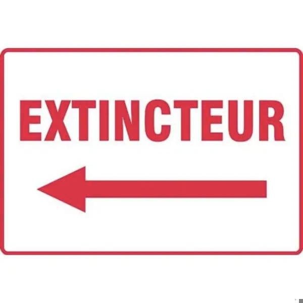 Accuform BILINGUAL FRENCH SIGN FIRE FRMFXG938VA FRMFXG938VA - main